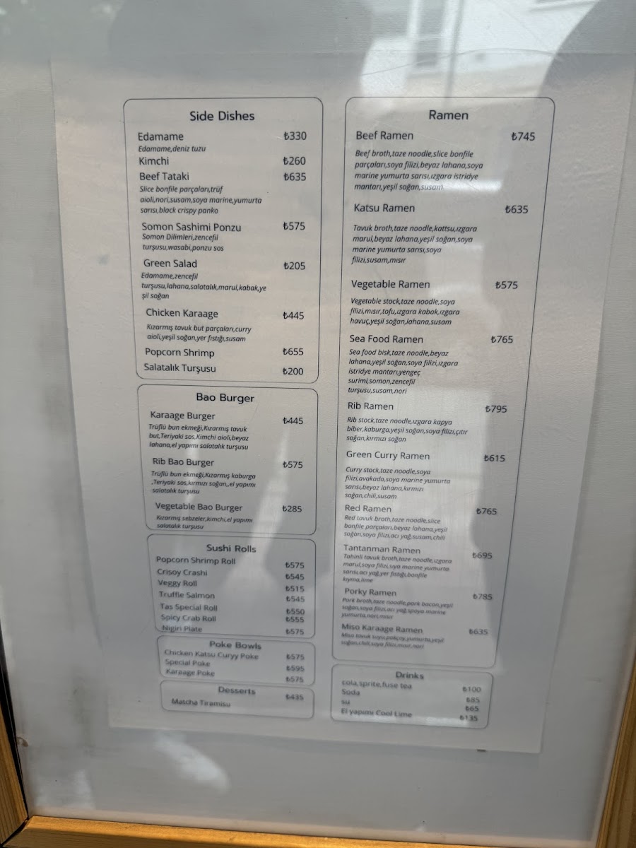 Menu Tas Ramen & Sushi Bar-2