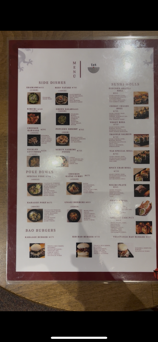Menu Tas Ramen & Sushi Bar-8